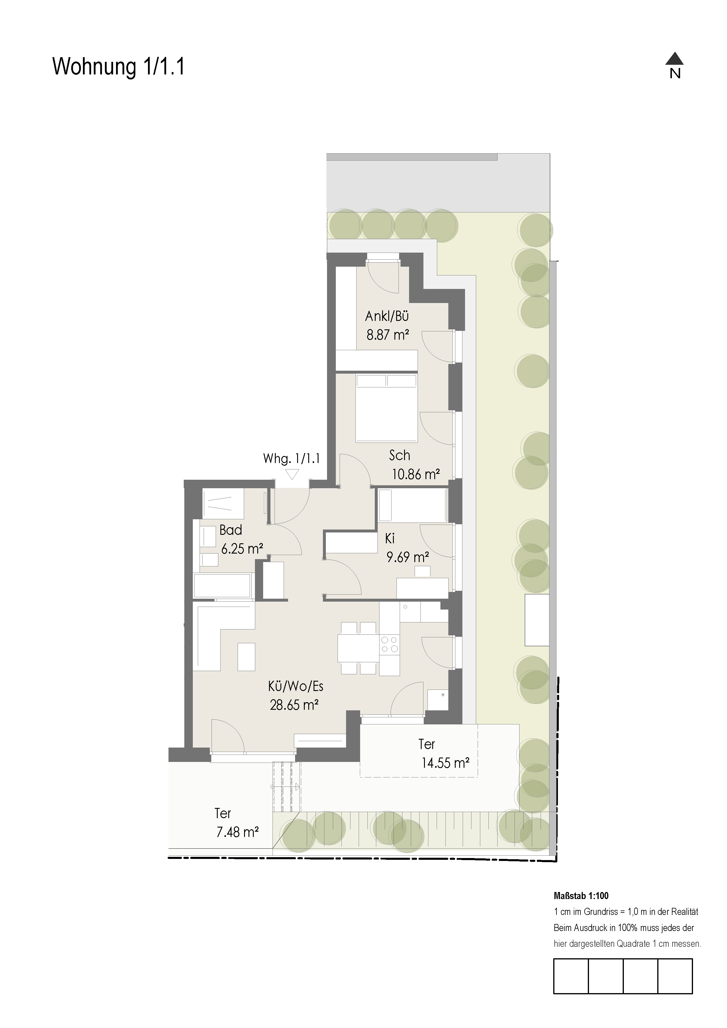 Wohnung Plan