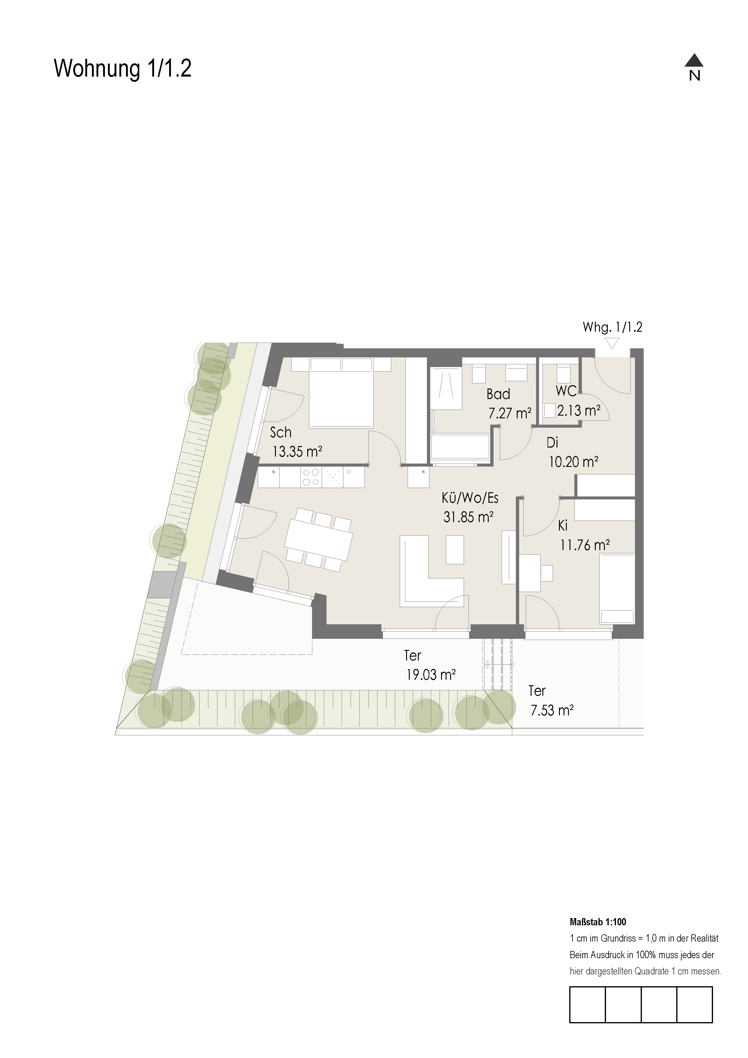 Wohnung Plan