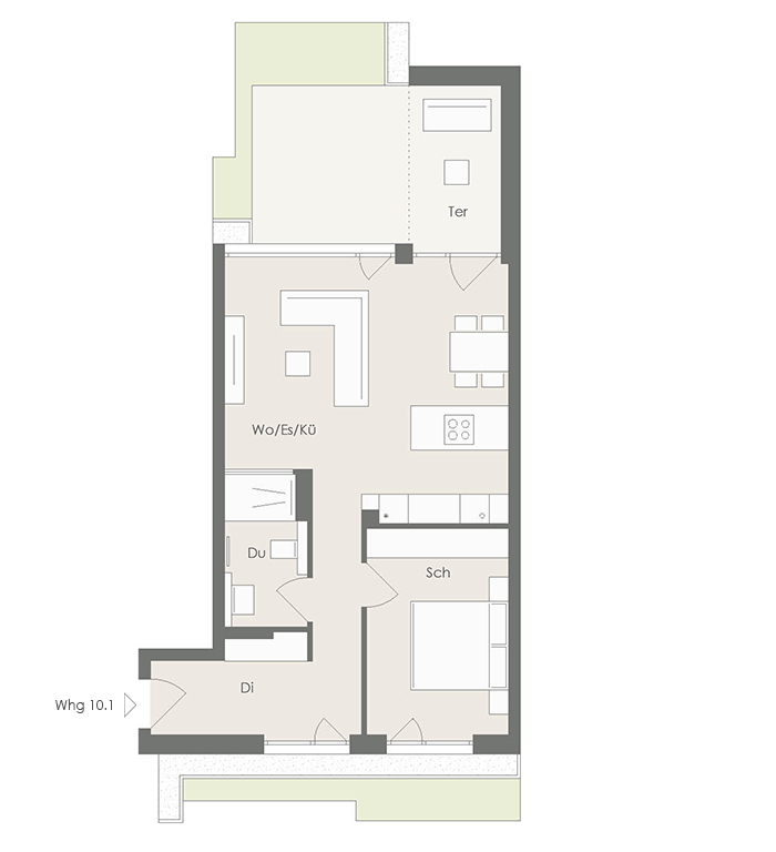 Wohnung Plan