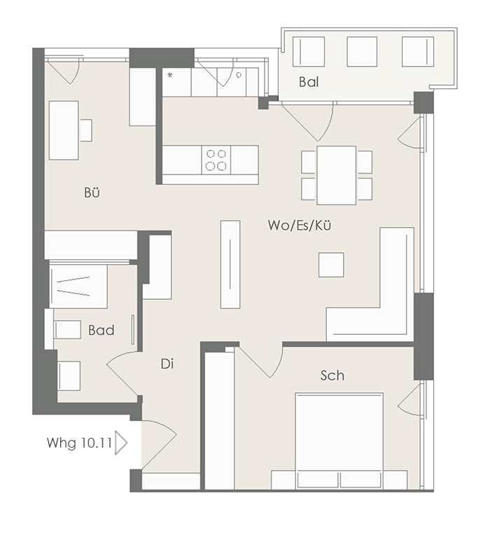 Wohnung Plan