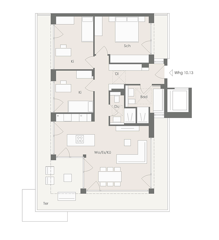 Wohnung Plan