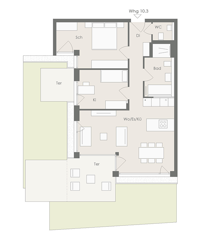 Wohnung Plan