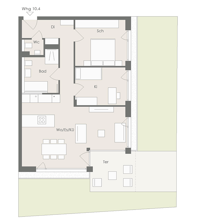 Wohnung Plan