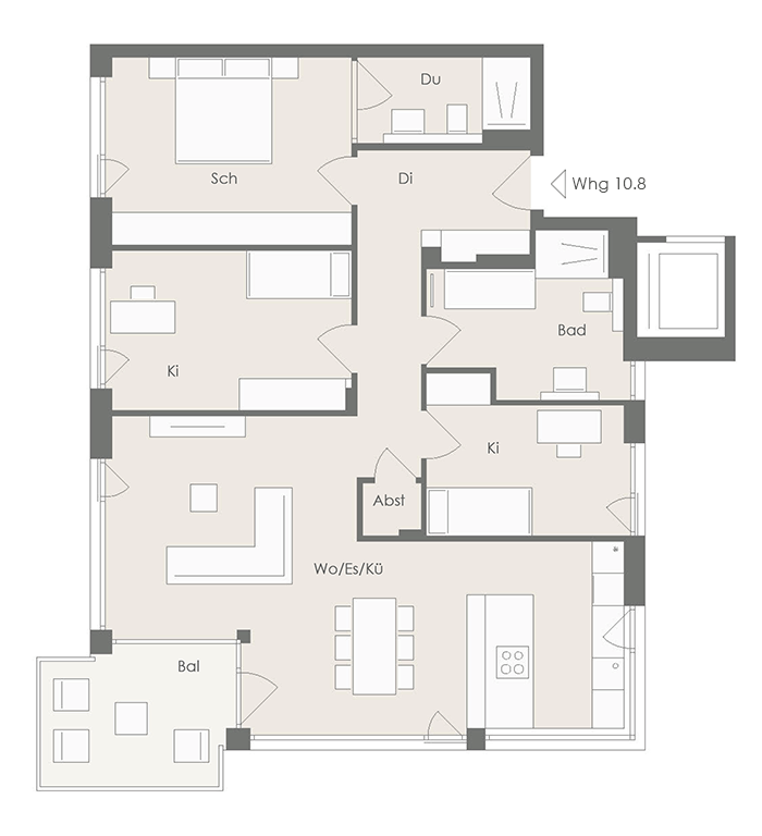 Wohnung Plan