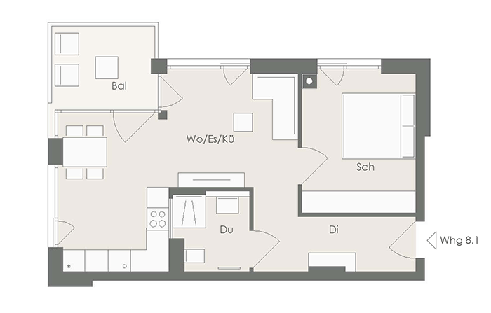 Wohnung Plan