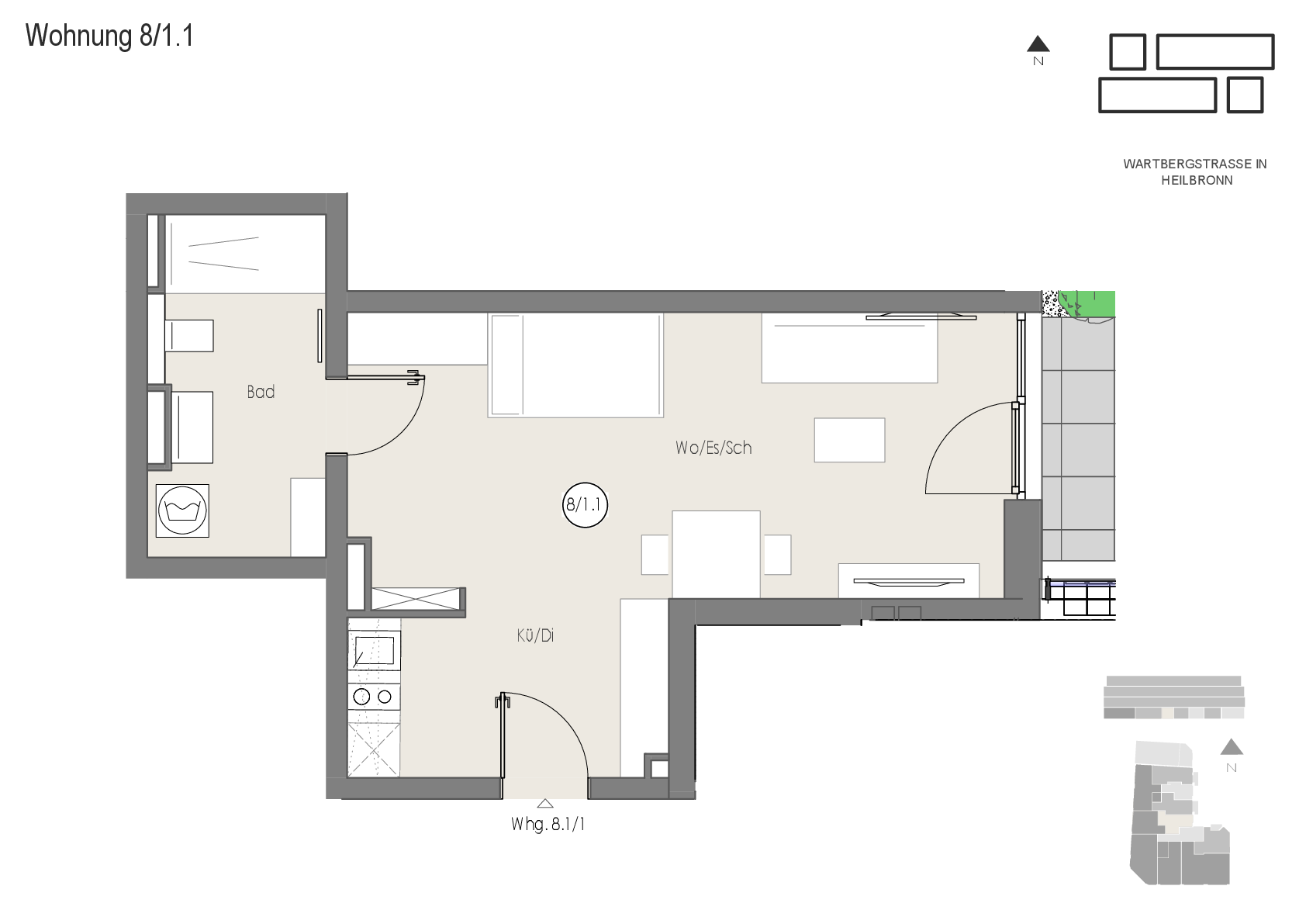 Wohnung Plan