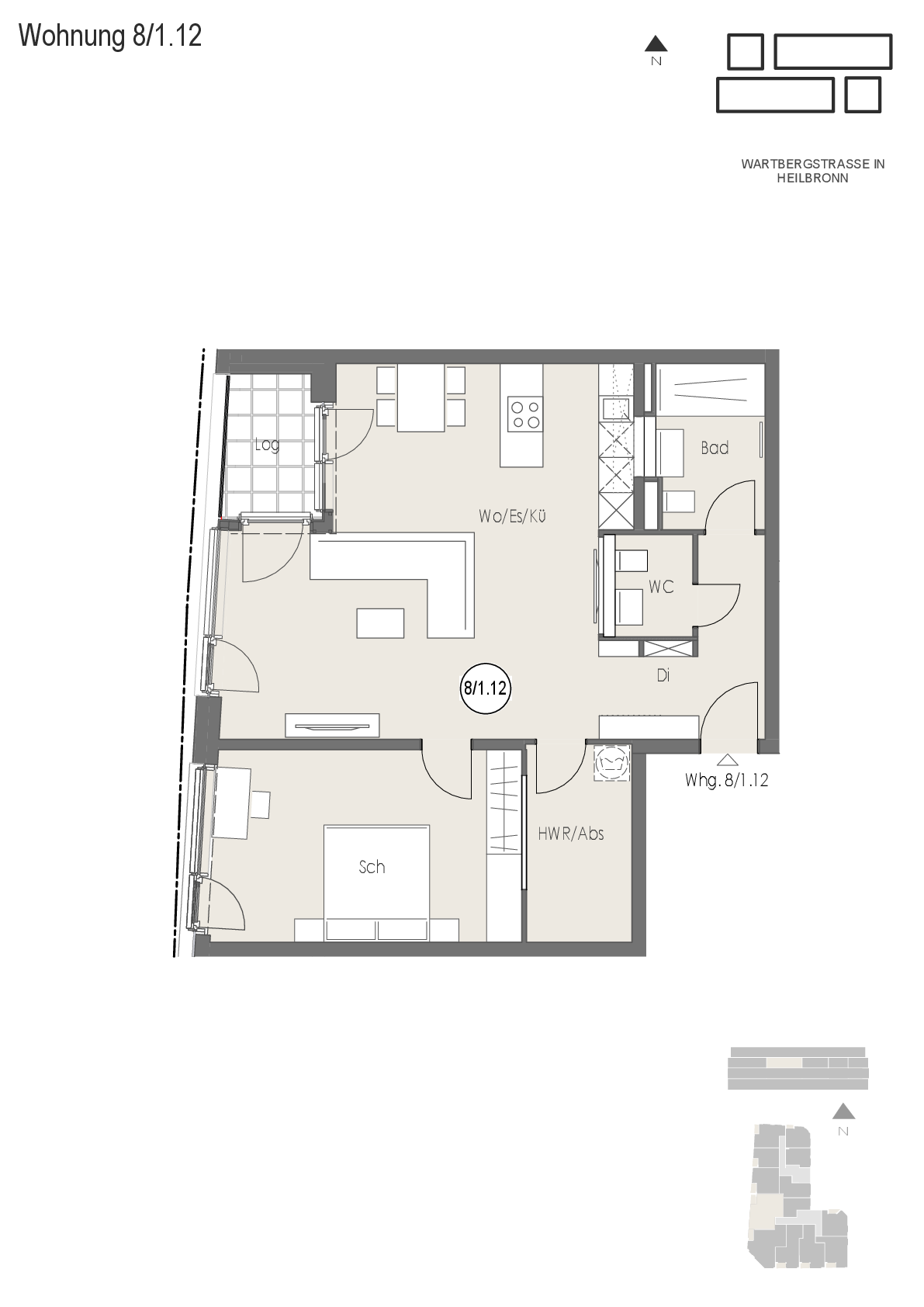 Wohnung Plan