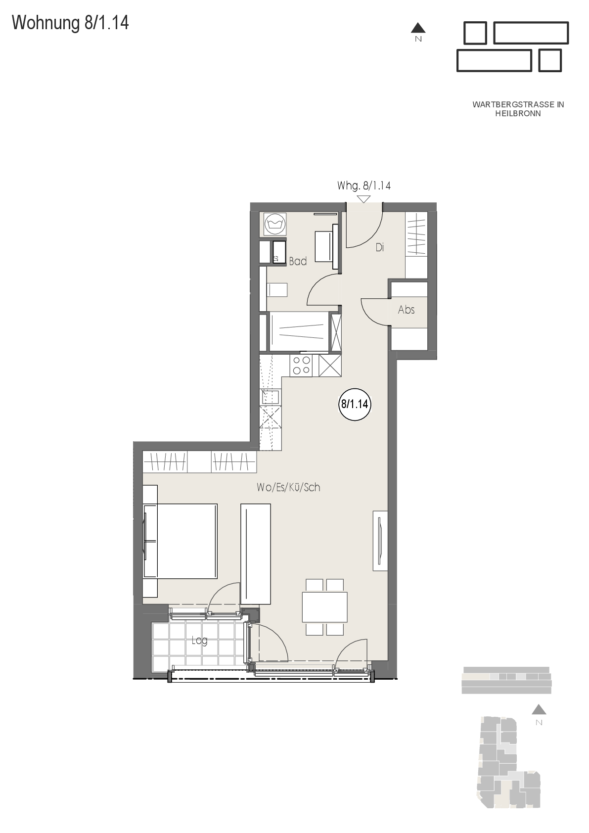 Wohnung Plan