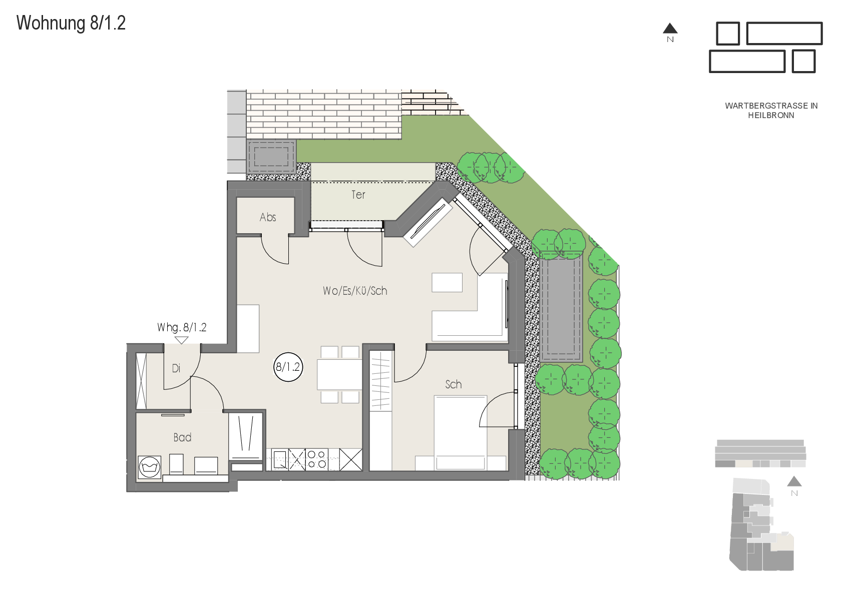 Wohnung Plan