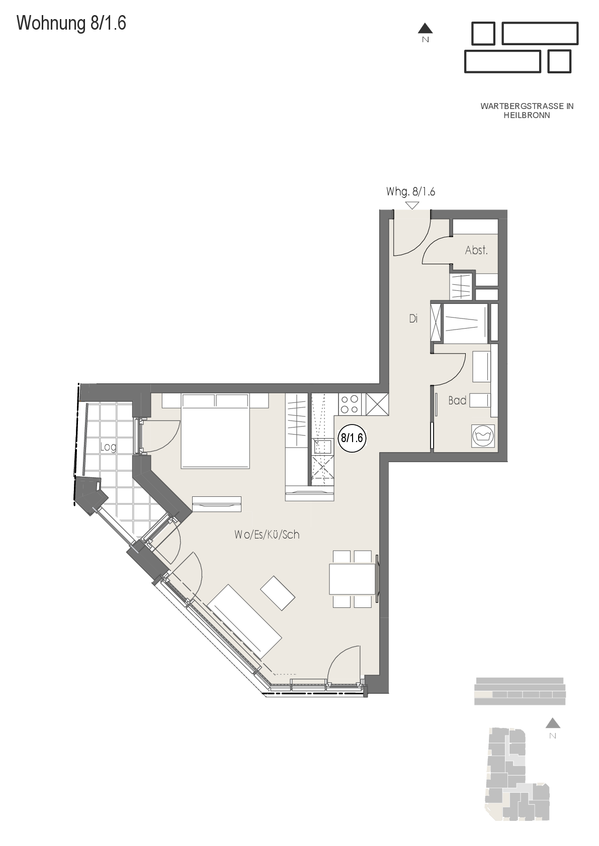 Wohnung Plan