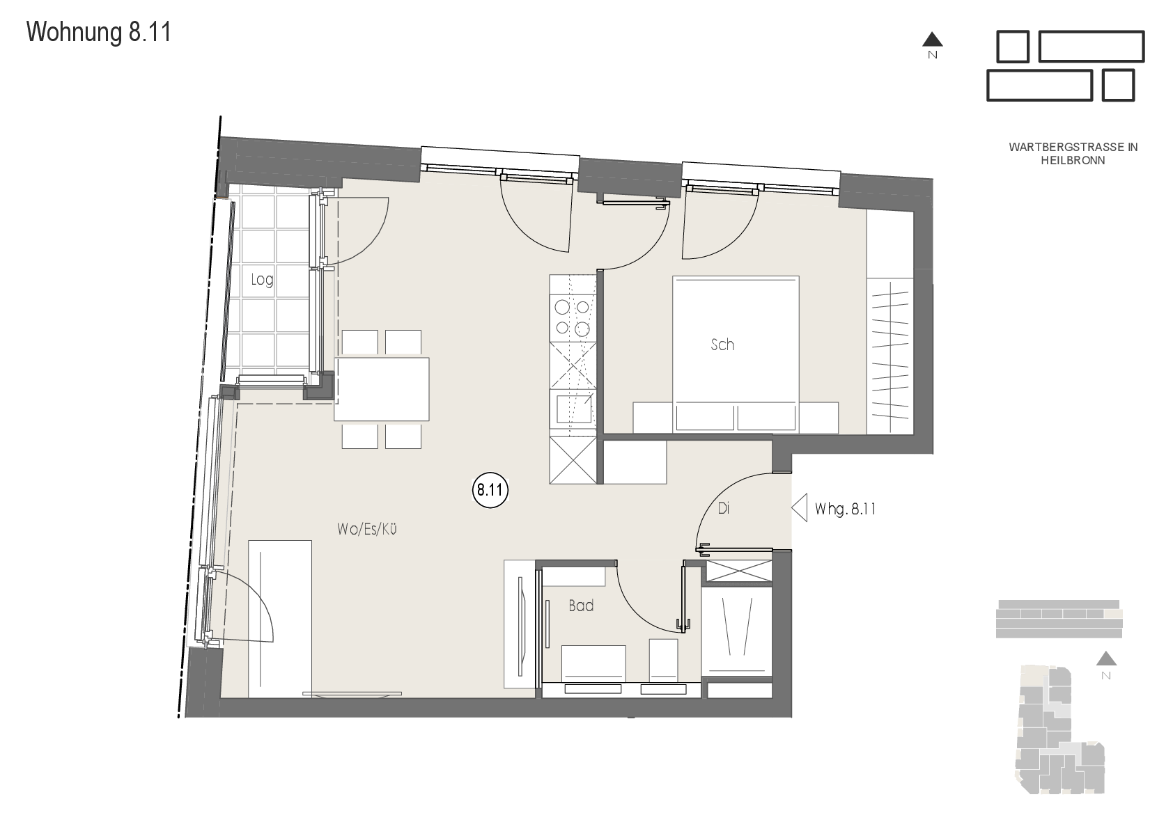 Wohnung Plan