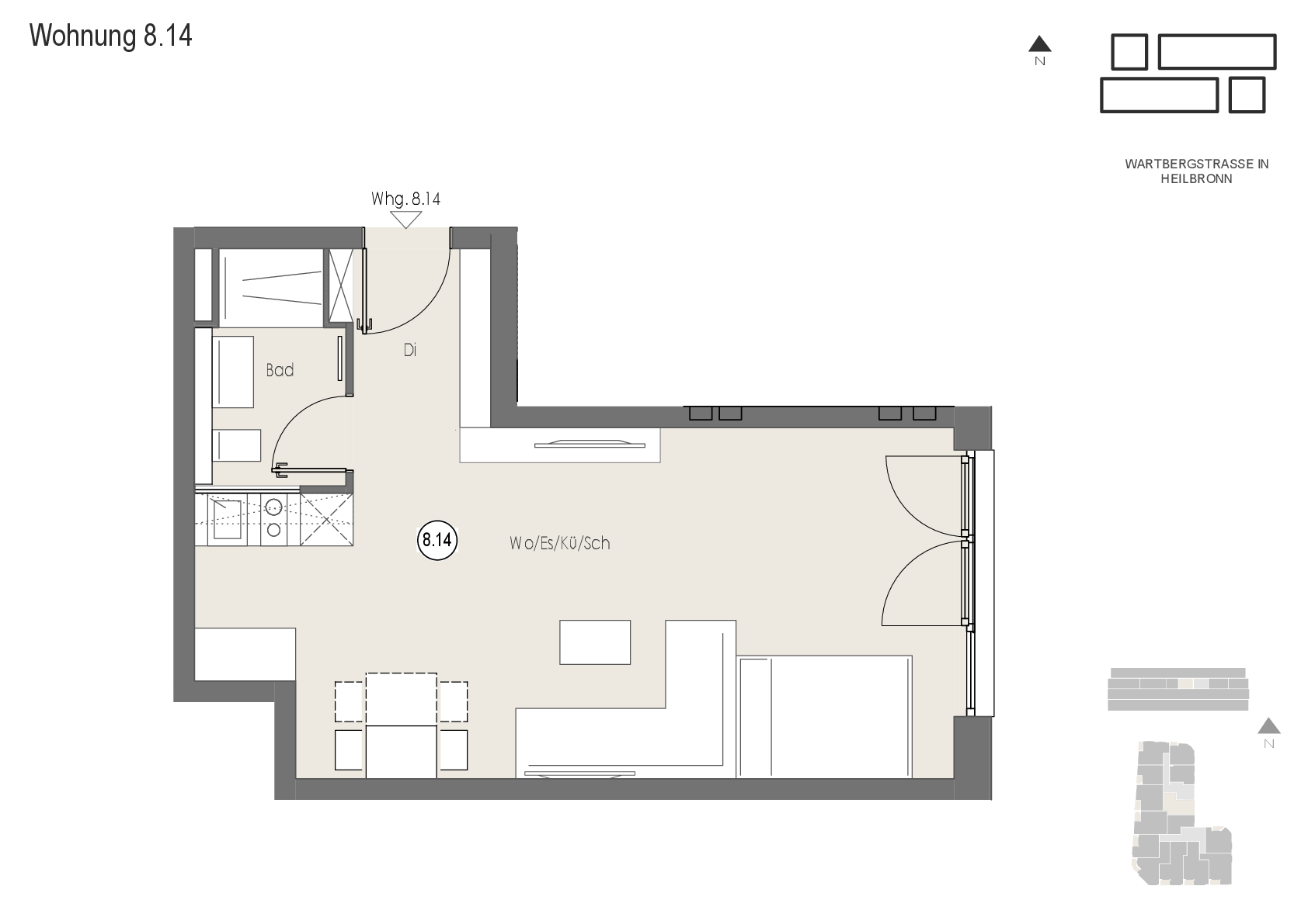 Wohnung Plan