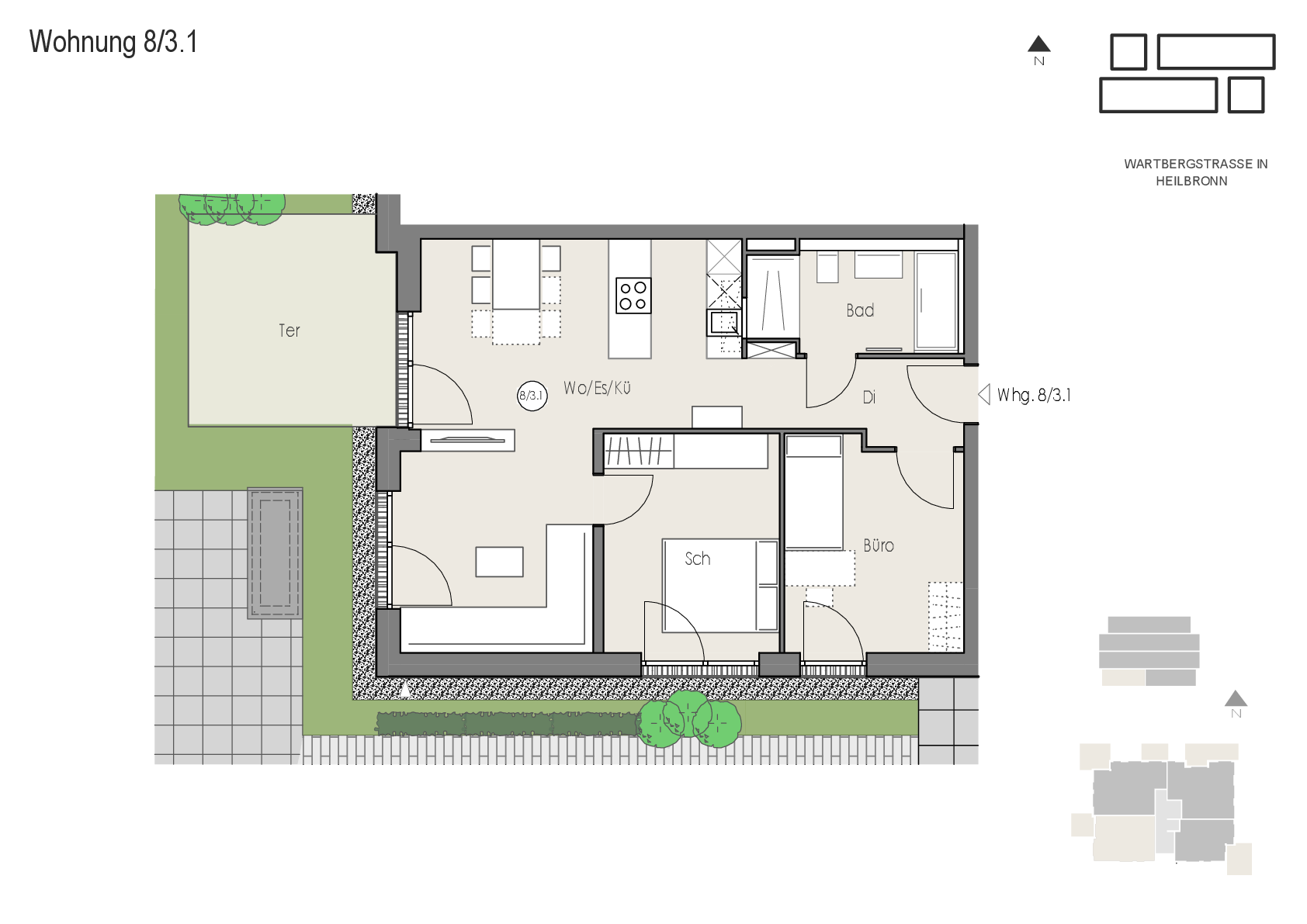 Wohnung Plan