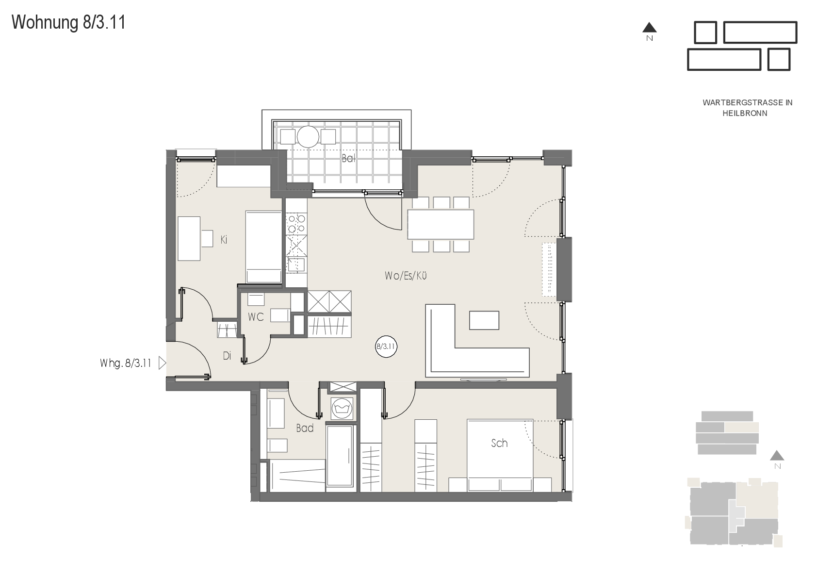 Wohnung Plan