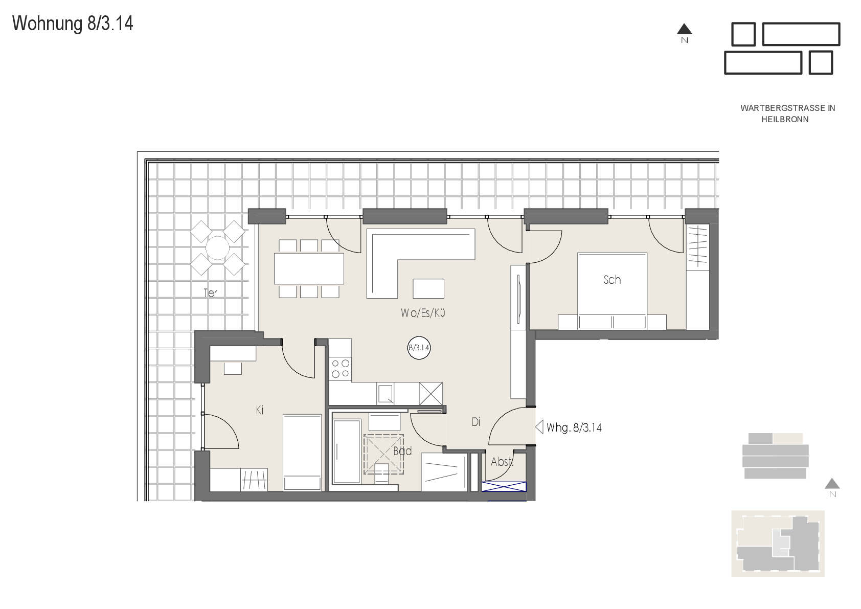 Wohnung Plan