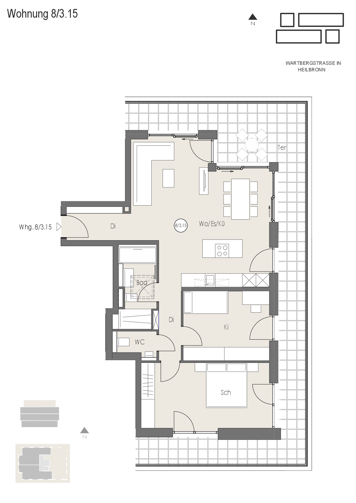 Wohnung Plan