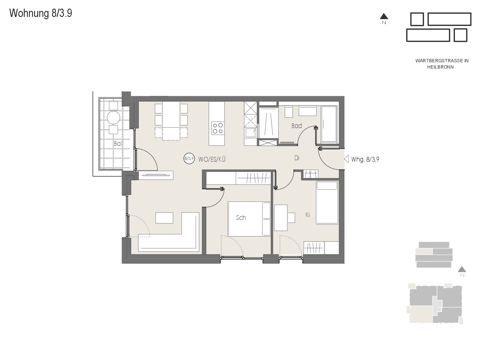 Wohnung Plan