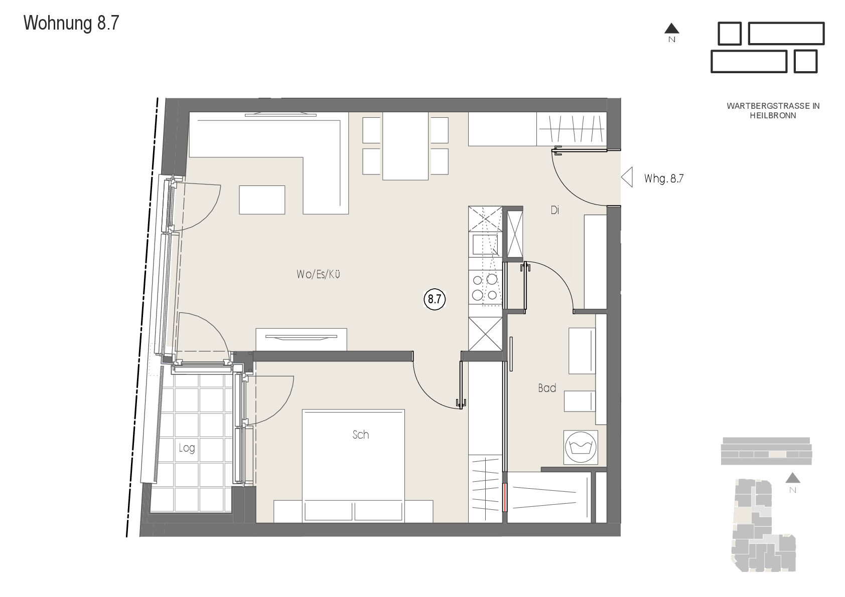 Wohnung Plan