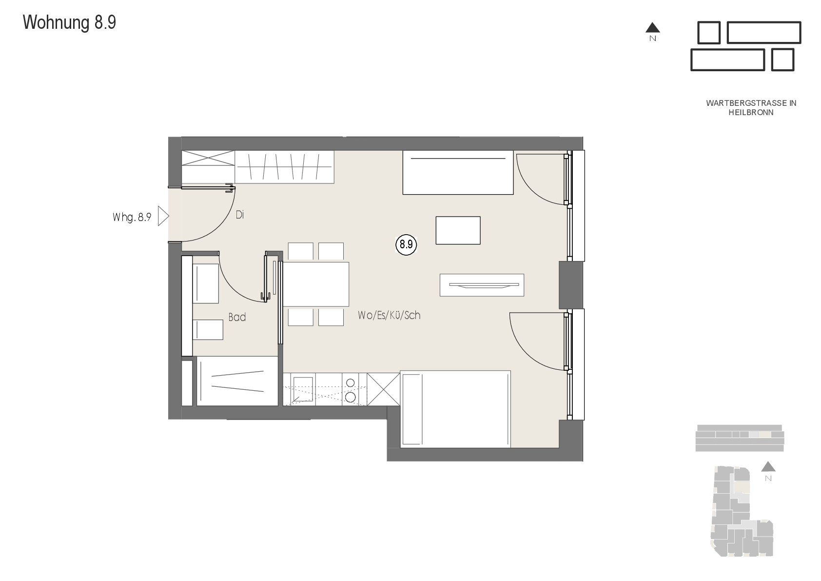 Wohnung Plan