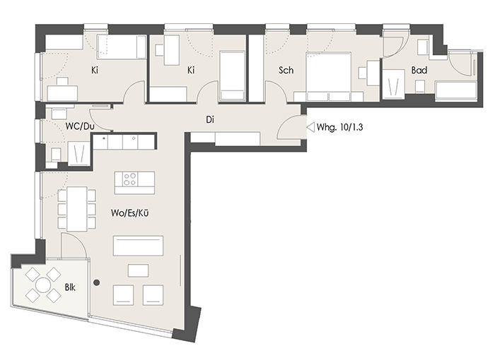 Wohnung Plan