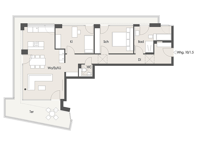 Wohnung Plan