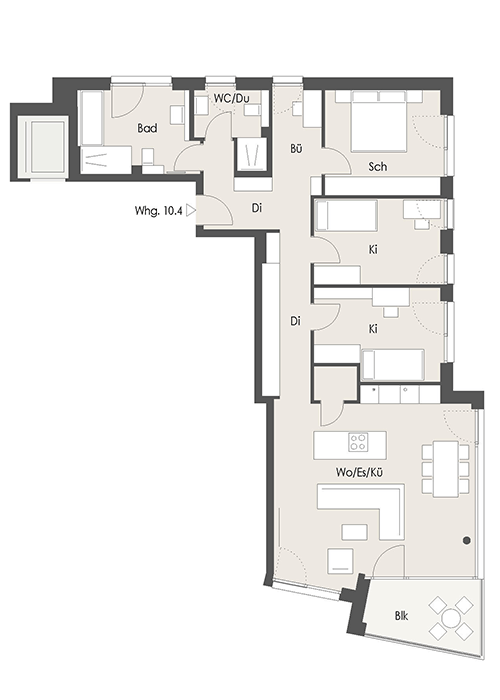 Wohnung Plan