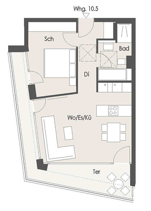 Wohnung Plan