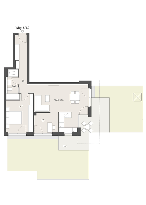 Wohnung Plan