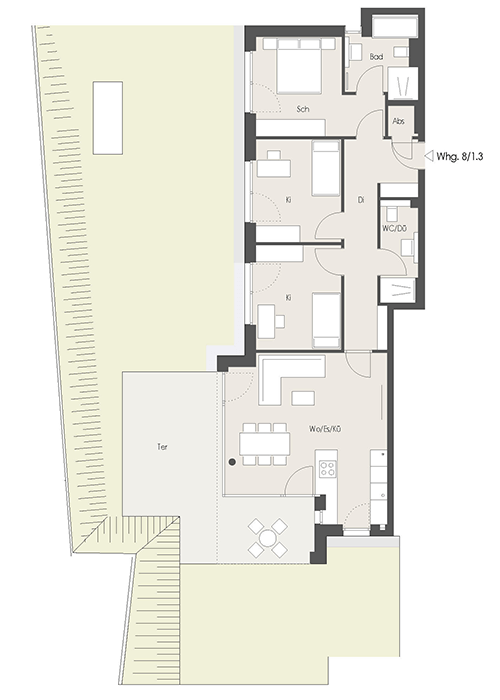 Wohnung Plan