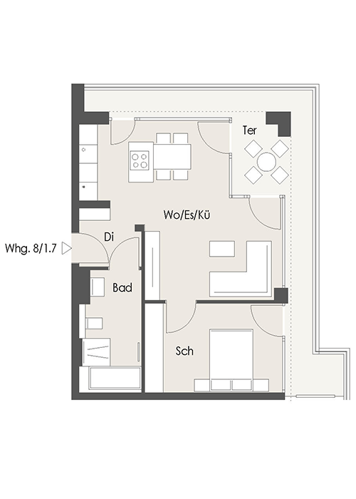 Wohnung Plan