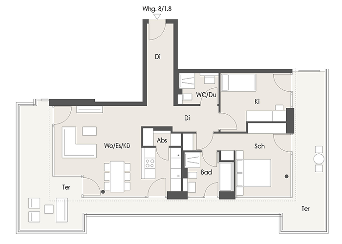 Wohnung Plan