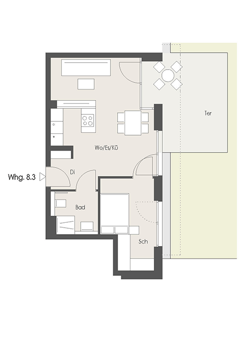 Wohnung Plan