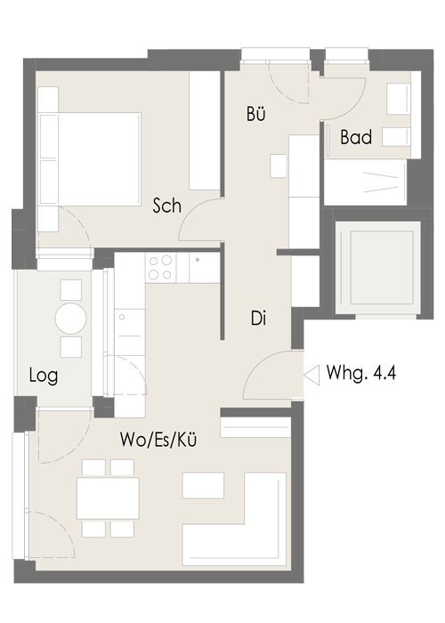 Wohnung Plan