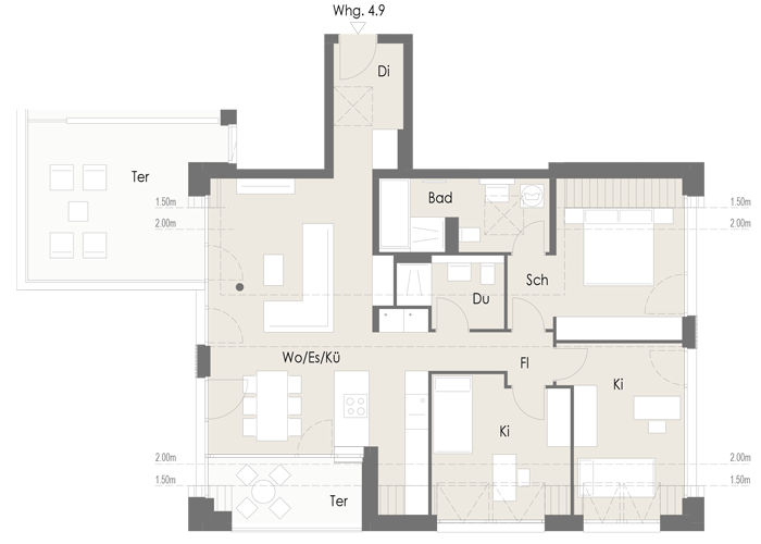 Wohnung Plan