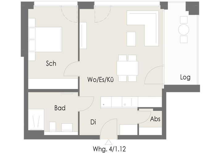 Wohnung Plan