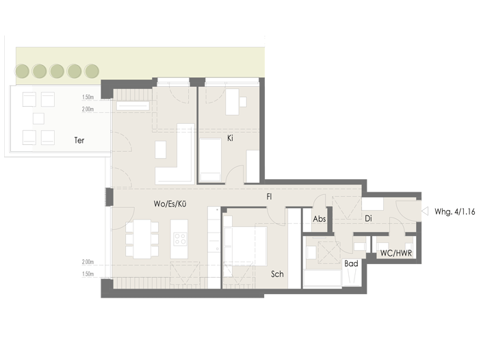 Wohnung Plan