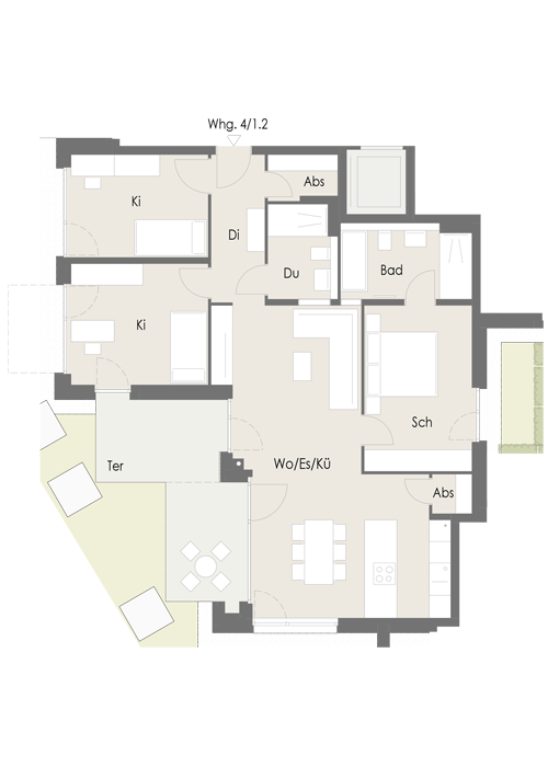 Wohnung Plan