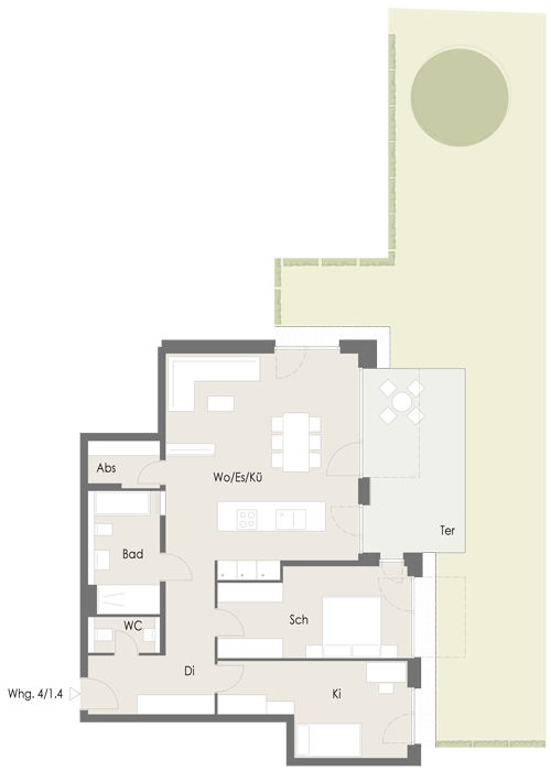 Wohnung Plan