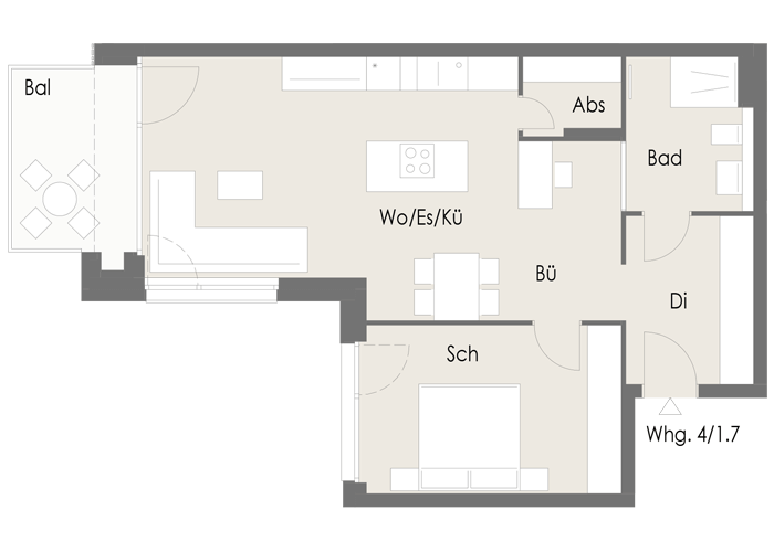 Wohnung Plan