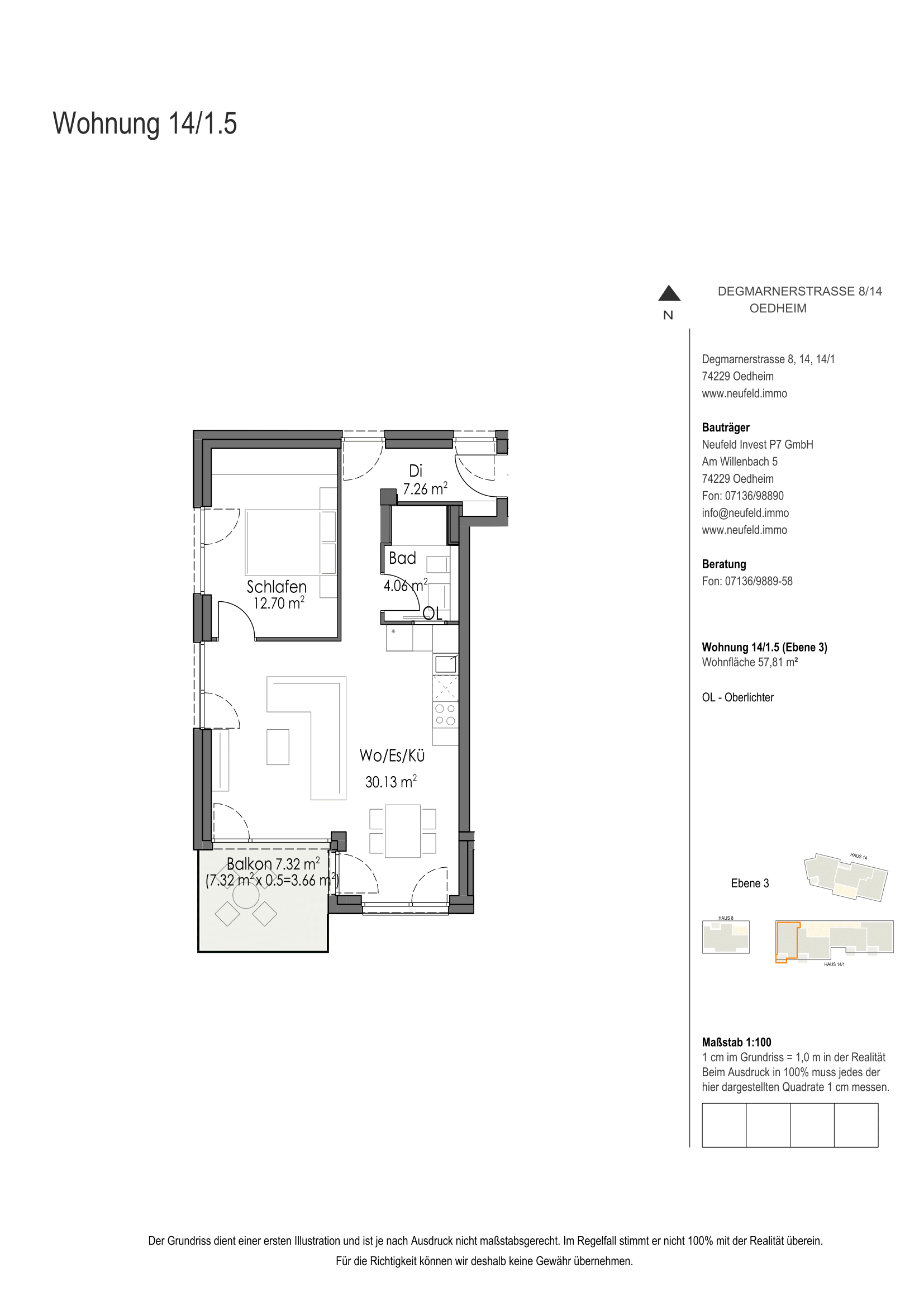 Wohnung Plan