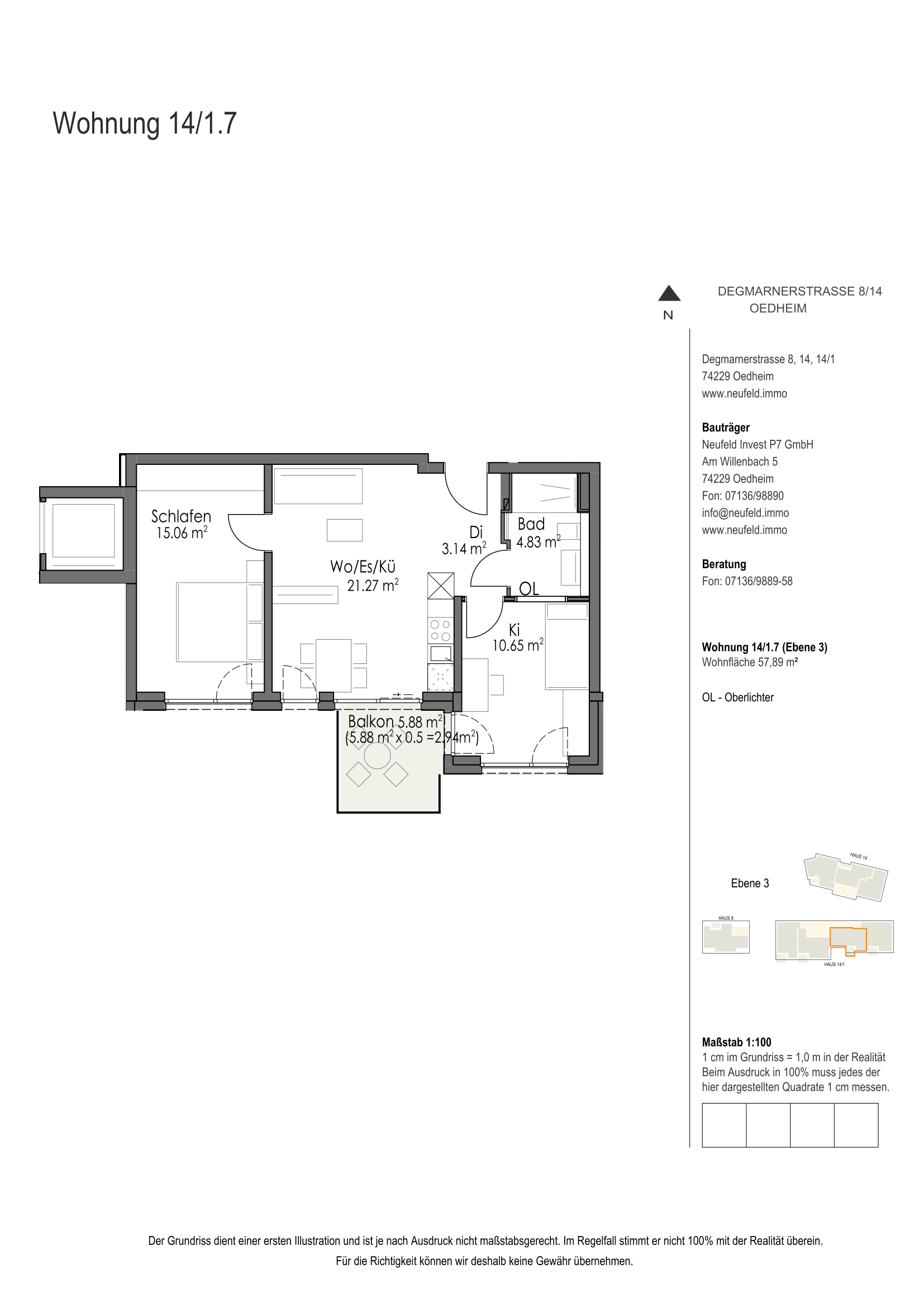 Wohnung Plan