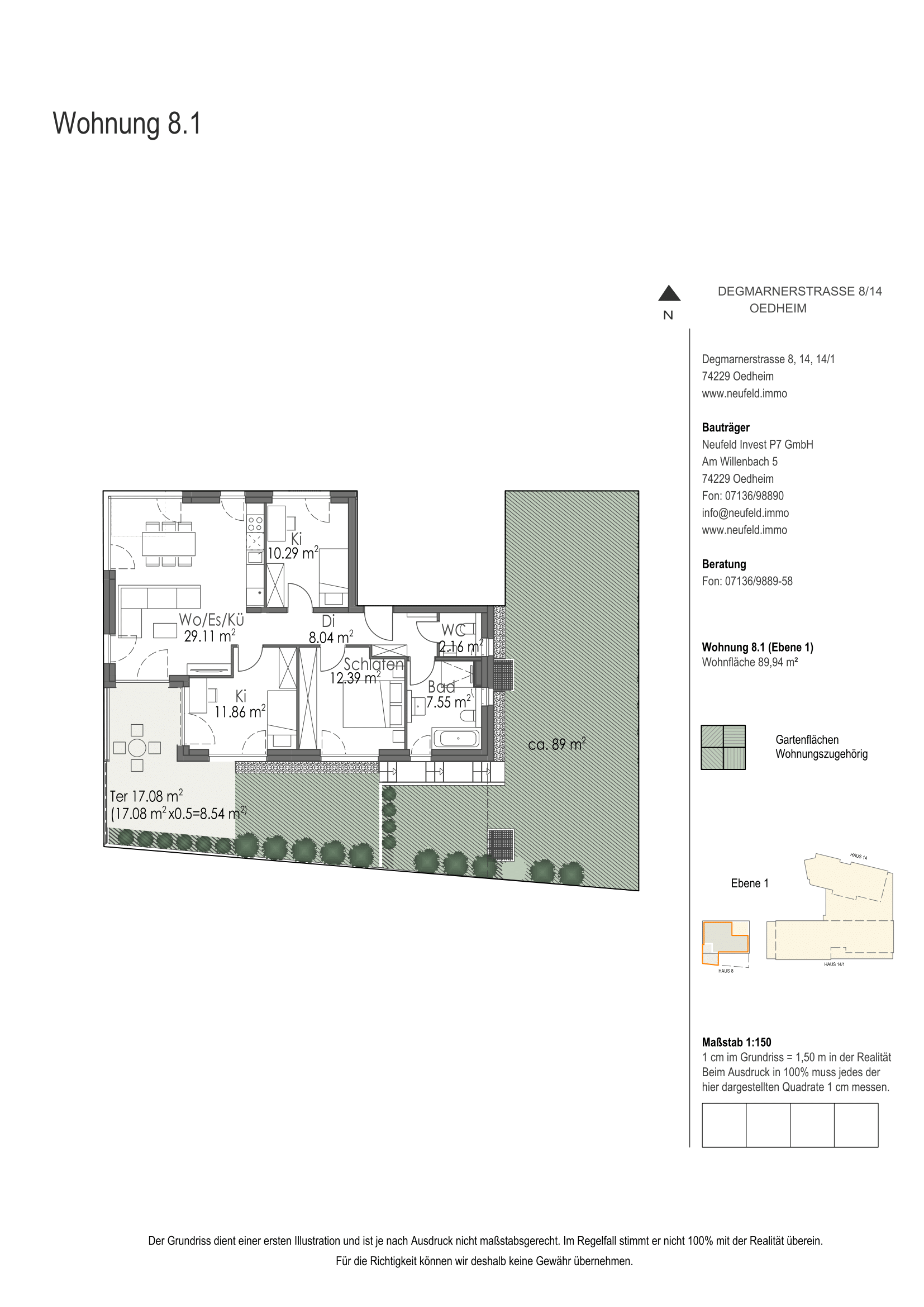 Wohnung Plan